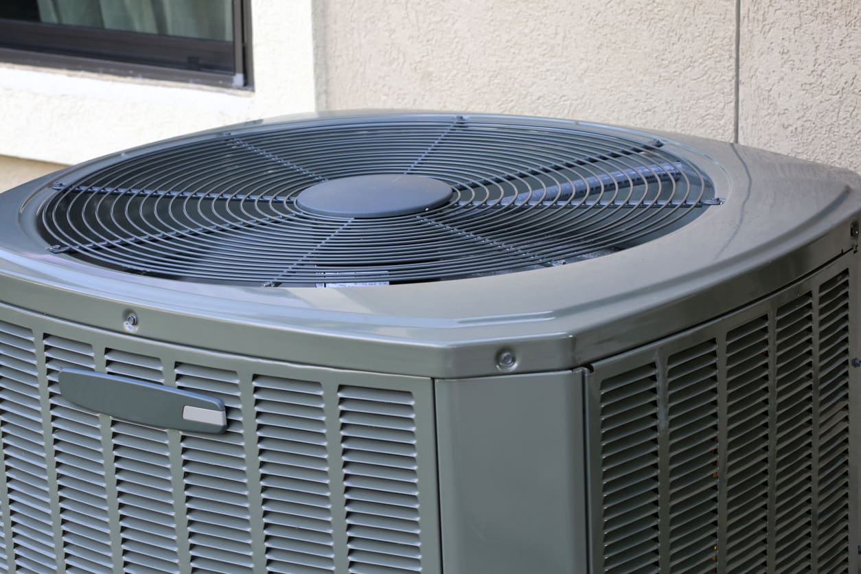 Closeup of AC Unit