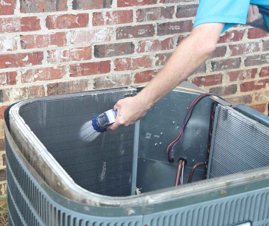 Cleaning an air conditioner