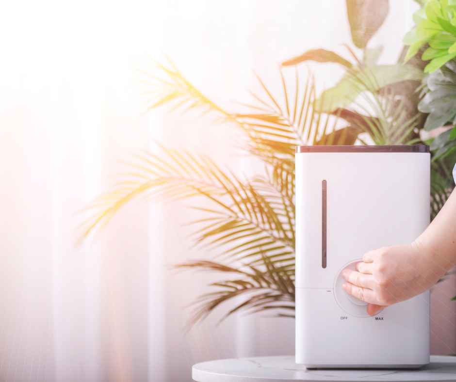Humidifier working on indoor air